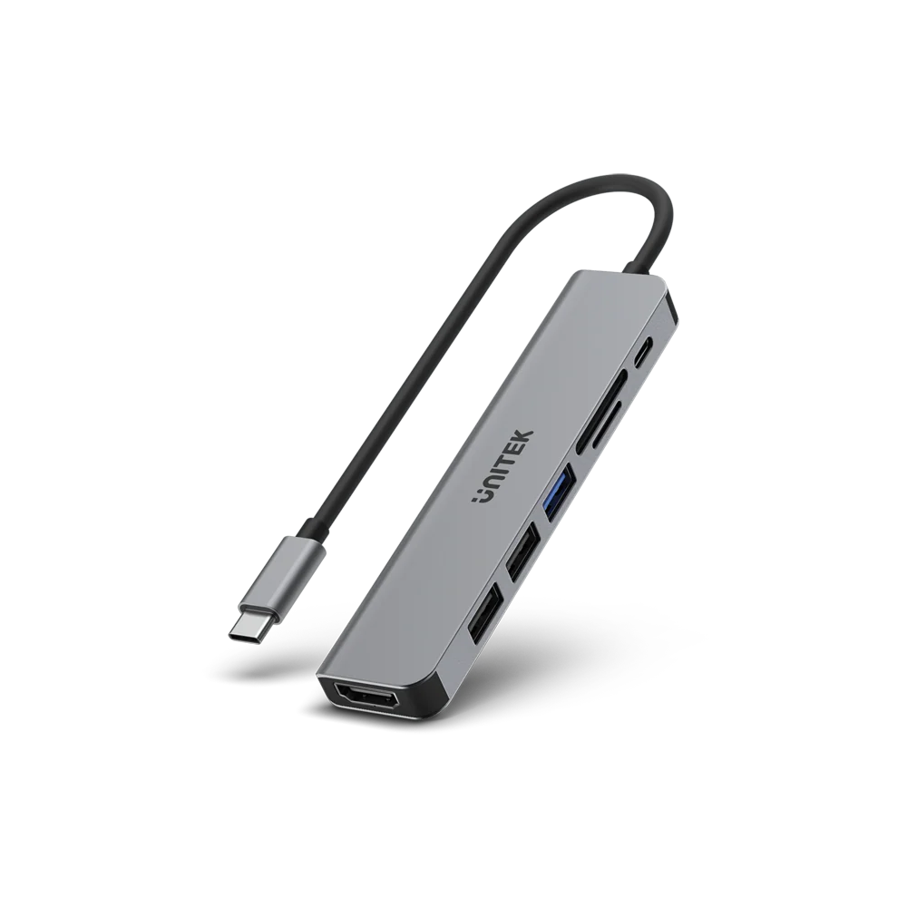 uHUB S7+ 7-in-1 USB-C 5Gbps Hub with 4K HDMI and 100W Power Delivery